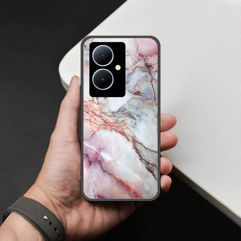 Vivo Y78 Plus 5G Cover - Colorful Marble Series - HQ Ultra Shine Premium Infinity Glass Soft Silicon Borders Case