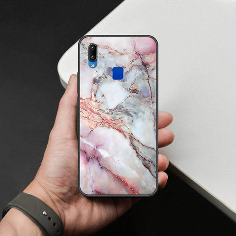 Vivo Y91i Cover - Colorful Marble Series - HQ Ultra Shine Premium Infinity Glass Soft Silicon Borders Case