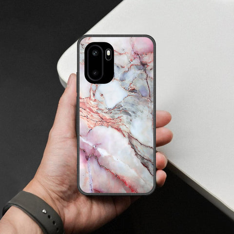 OnePlus Ace 6 Cover - Colorful Marble Series - HQ Ultra Shine Premium Infinity Glass Soft Silicon Borders Case