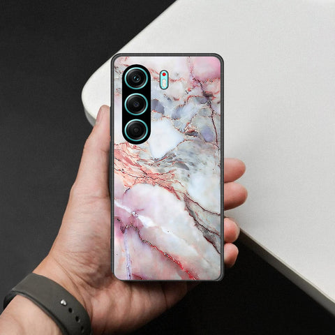 Tecno Camon 40 Pro 5G Cover - Colorful Marble Series - HQ Ultra Shine Premium Infinity Glass Soft Silicon Borders Case