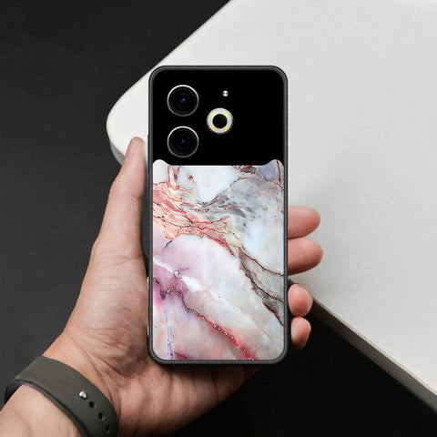 Tecno Pova 6 Pro Cover - Colorful Marble Series - HQ Ultra Shine Premium Infinity Glass Soft Silicon Borders Case