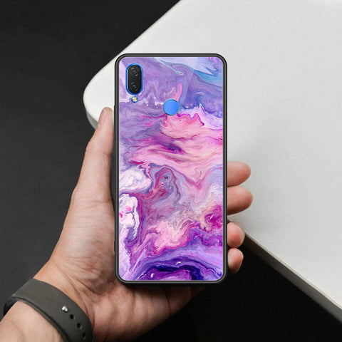 Huawei Y7 Prime 2019 / Y7 2019 / Y7 Pro 2019 Cover - Colorful Marble Series - HQ Ultra Shine Premium Infinity Glass Soft Silicon Borders Case