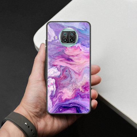 Xiaomi Mi 10T Lite Cover - Colorful Marble Series - HQ Ultra Shine Premium Infinity Glass Soft Silicon Borders Case