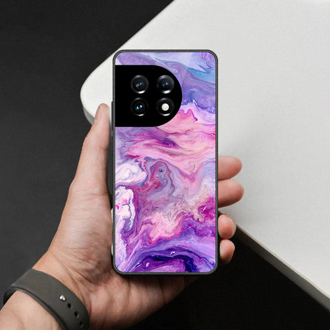 OnePlus Ace 2 Pro Cover - Colorful Marble Series - HQ Ultra Shine Premium Infinity Glass Soft Silicon Borders Case