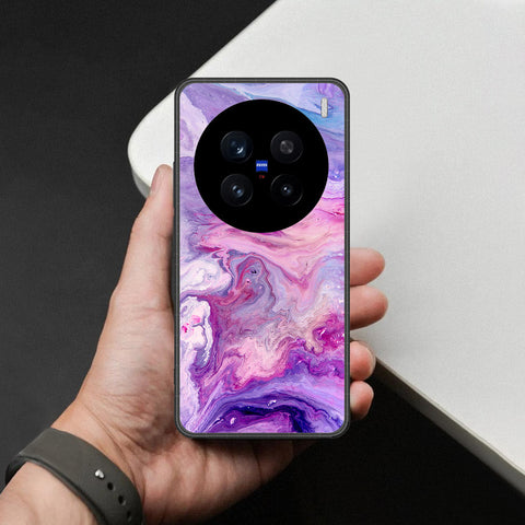 Vivo V7 Plus Cover - Colorful Marble Series - HQ Ultra Shine Premium Infinity Glass Soft Silicon Borders Case