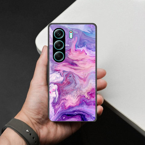 Tecno Camon 40 Pro 5G Cover - Colorful Marble Series - HQ Ultra Shine Premium Infinity Glass Soft Silicon Borders Case