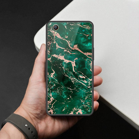 Oppo A37 Cover - Colorful Marble Series - HQ Ultra Shine Premium Infinity Glass Soft Silicon Borders Case