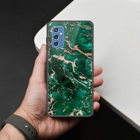 Samsung Galaxy M52 5G Cover - Colorful Marble Series - HQ Ultra Shine Premium Infinity Glass Soft Silicon Borders Case