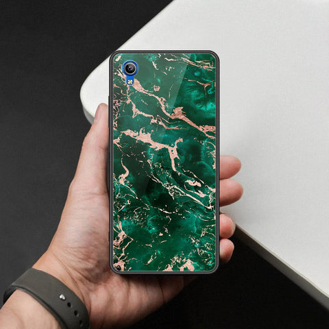 Vivo Y91C Cover - Colorful Marble Series - HQ Ultra Shine Premium Infinity Glass Soft Silicon Borders Case