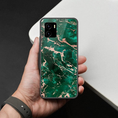 Vivo Y32t Cover - Colorful Marble Series - HQ Ultra Shine Premium Infinity Glass Soft Silicon Borders Case