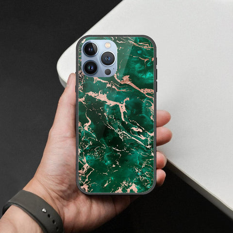iPhone 14 Pro Cover - Colorful Marble Series - HQ Ultra Shine Premium Infinity Glass Soft Silicon Borders Case