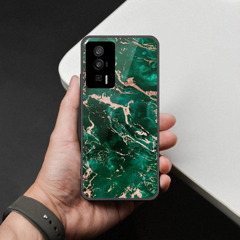 Xiaomi Poco F5 Pro Cover - Colorful Marble Series - HQ Ultra Shine Premium Infinity Glass Soft Silicon Borders Case