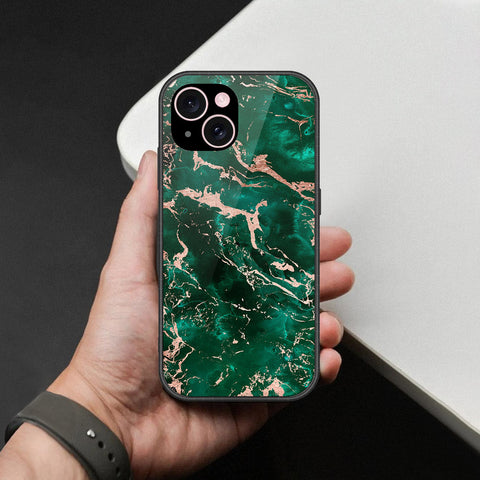 iPhone 15 Plus Cover - Colorful Marble Series - HQ Ultra Shine Premium Infinity Glass Soft Silicon Borders Case