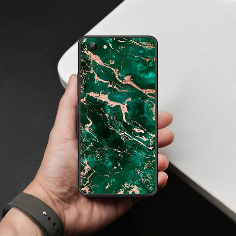 Vivo Y81 Cover - Colorful Marble Series - HQ Ultra Shine Premium Infinity Glass Soft Silicon Borders Case
