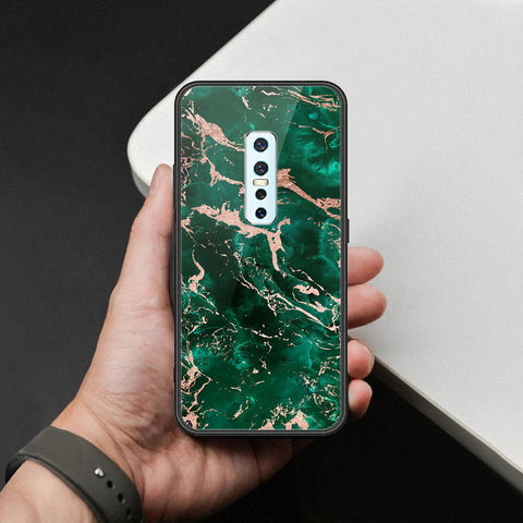 Vivo V17 Pro Cover - Colorful Marble Series - HQ Ultra Shine Premium Infinity Glass Soft Silicon Borders Case
