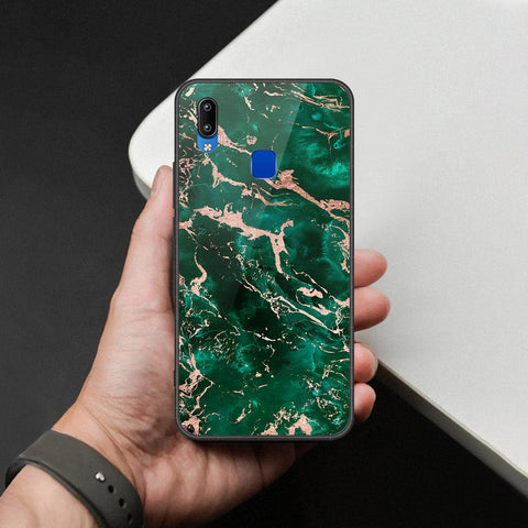 Vivo Y91i Cover - Colorful Marble Series - HQ Ultra Shine Premium Infinity Glass Soft Silicon Borders Case