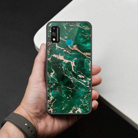 Huawei Honor 9 Lite - Colorful Marble Series - HQ Ultra Shine Premium Infinity Glass Soft Silicon Borders Case