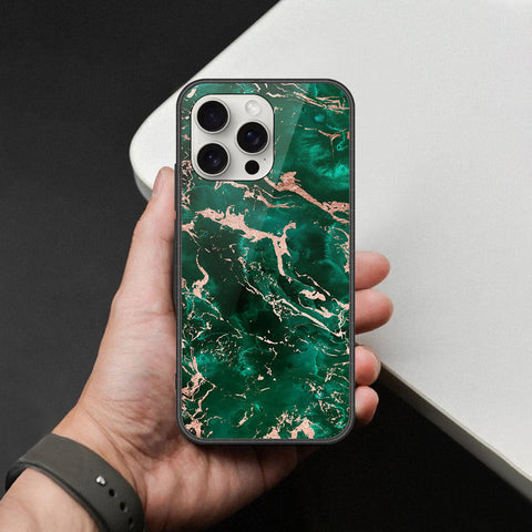 iPhone 16 Pro - Colorful Marble Series - HQ Ultra Shine Premium Infinity Glass Soft Silicon Borders Case