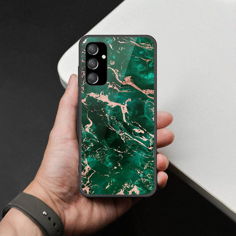 Samsung Galaxy A55 Cover - Colorful Marble Series - HQ Ultra Shine Premium Infinity Glass Soft Silicon Borders Case