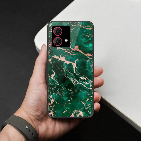 Motorola Moto G84 Cover - Colorful Marble Series - HQ Ultra Shine Premium Infinity Glass Soft Silicon Borders Case