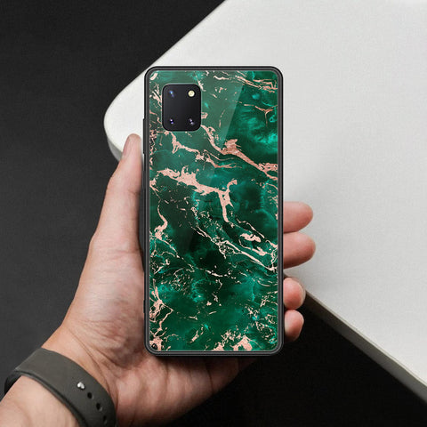 Samsung Galaxy M60S Cover - Colorful Marble Series - HQ Ultra Shine Premium Infinity Glass Soft Silicon Borders Case