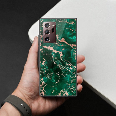 Samsung Galaxy Note 20 Ultra Cover - Colorful Marble Series - HQ Ultra Shine Premium Infinity Glass Soft Silicon Borders Case