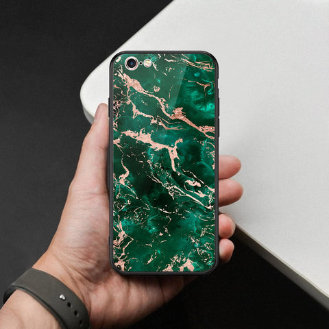 iPhone 6s Plus / 6 Plus Cover - Colorful Marble Series - HQ Ultra Shine Premium Infinity Glass Soft Silicon Borders Case