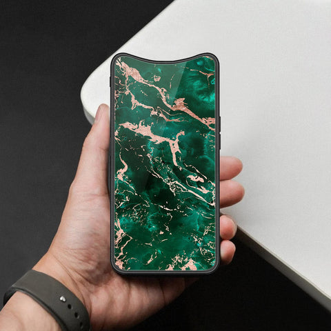 Oppo Find X Cover - Colorful Marble Series - HQ Ultra Shine Premium Infinity Glass Soft Silicon Borders Case