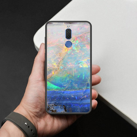 Huawei Mate 10 Lite Cover - Colorful Marble Series - HQ Ultra Shine Premium Infinity Glass Soft Silicon Borders Case