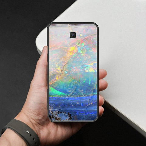 Samsung Galaxy J7 Prime Cover - Colorful Marble Series - HQ Ultra Shine Premium Infinity Glass Soft Silicon Borders Case