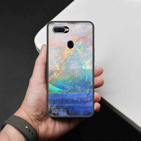 Realme 2 Pro Cover - Colorful Marble Series - HQ Ultra Shine Premium Infinity Glass Soft Silicon Borders Case
