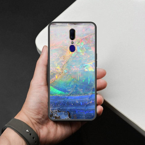 Oppo A9 / A9x Cover - Colorful Marble Series - HQ Ultra Shine Premium Infinity Glass Soft Silicon Borders Case