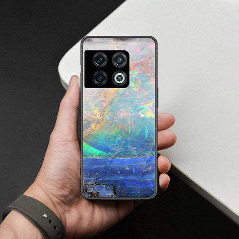 OnePlus 10 Pro Cover - Colorful Marble Series - HQ Ultra Shine Premium Infinity Glass Soft Silicon Borders Case