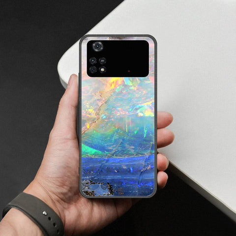 Xiaomi Poco M4 Pro Cover - Colorful Marble Series - HQ Ultra Shine Premium Infinity Glass Soft Silicon Borders Case