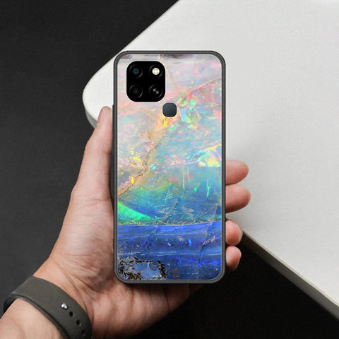 Infinix Smart 6 Cover - ONation Persian Rugs Series 2 - HQ Ultra Shine Premium Infinity Glass Soft Silicon Borders Cas