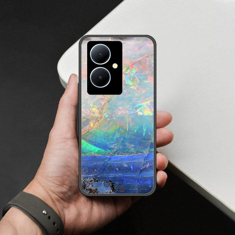 Vivo V29 Lite Cover - Colorful Marble Series - HQ Ultra Shine Premium Infinity Glass Soft Silicon Borders Case