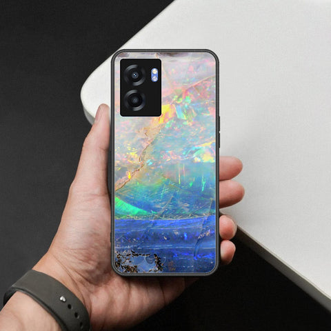 OnePlus Nord N300 Cover - Colorful Marble Series - HQ Ultra Shine Premium Infinity Glass Soft Silicon Borders Case