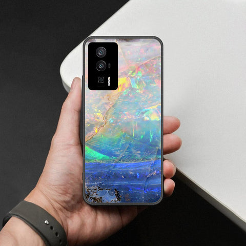 Xiaomi Redmi K60 Pro Cover - Colorful Marble Series - HQ Ultra Shine Premium Infinity Glass Soft Silicon Borders Case