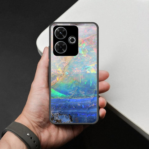 Xiaomi Redmi 13 5G Cover - Colorful Marble Series - HQ Ultra Shine Premium Infinity Glass Soft Silicon Borders Case