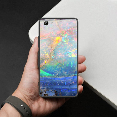 Vivo Y81s Cover - Colorful Marble Series - HQ Ultra Shine Premium Infinity Glass Soft Silicon Borders Case