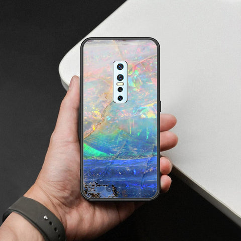 Vivo V17 Pro Cover - Colorful Marble Series - HQ Ultra Shine Premium Infinity Glass Soft Silicon Borders Case