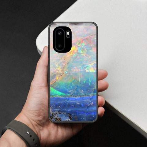 OnePlus Ace 6 Cover - Colorful Marble Series - HQ Ultra Shine Premium Infinity Glass Soft Silicon Borders Case