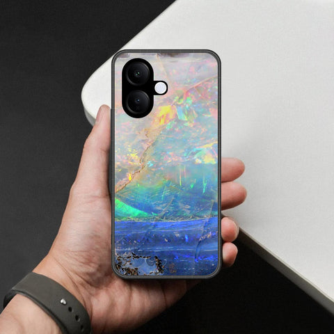 Vivo V60 Lite 4G Cover - Colorful Marble Series - HQ Ultra Shine Premium Infinity Glass Soft Silicon Borders Case