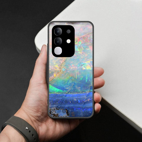 Vivo T4x Cover - Colorful Marble Series - HQ Ultra Shine Premium Infinity Glass Soft Silicon Borders Case