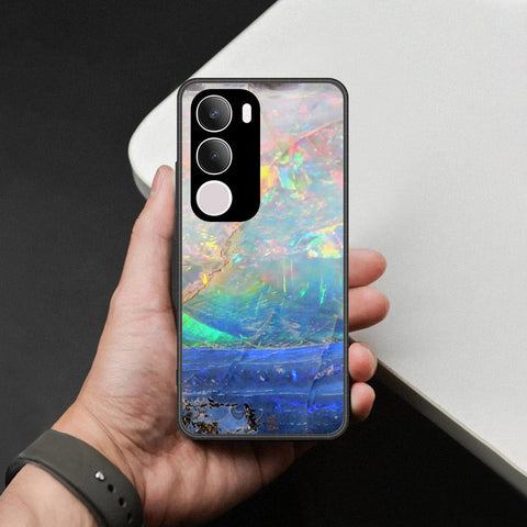 Vivo Y29 5G Cover - Colorful Marble Series - HQ Ultra Shine Premium Infinity Glass Soft Silicon Borders Case