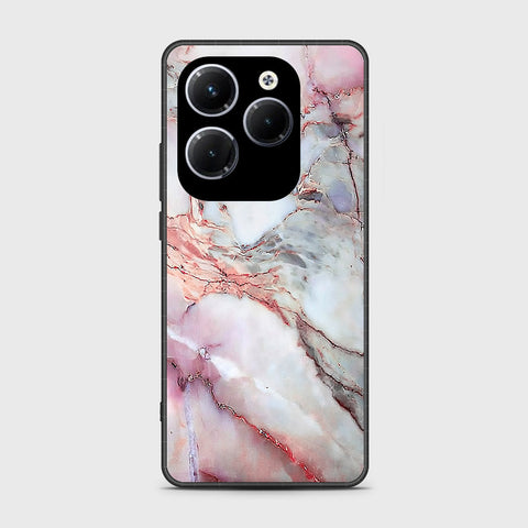 Infinix Hot 40 Cover- Colorful Marble Series - HQ Ultra Shine Premium Infinity Glass Soft Silicon Borders Case