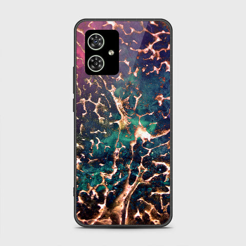 Motorola Moto G54 Cover- Colorful Marble Series - HQ Ultra Shine Premium Infinity Glass Soft Silicon Borders Case