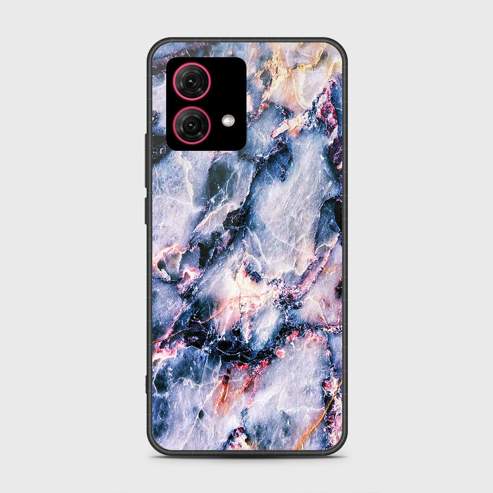 Motorola Moto G84 Cover - Colorful Marble Series - HQ Ultra Shine Premium Infinity Glass Soft Silicon Borders Case