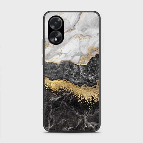 Oppo A38 Cover- Colorful Marble Series - HQ Ultra Shine Premium Infinity Glass Soft Silicon Borders Case