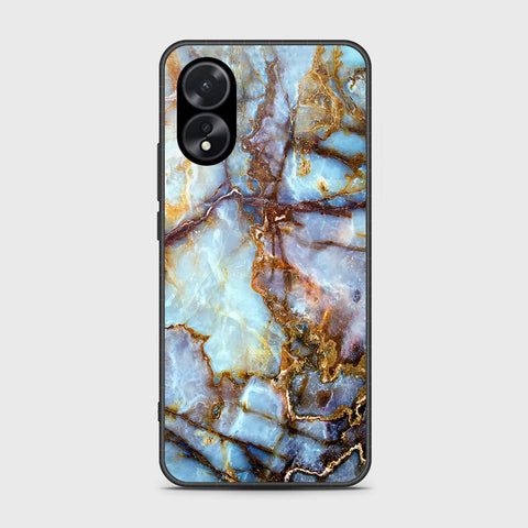 Oppo A38 Cover- Colorful Marble Series - HQ Ultra Shine Premium Infinity Glass Soft Silicon Borders Case